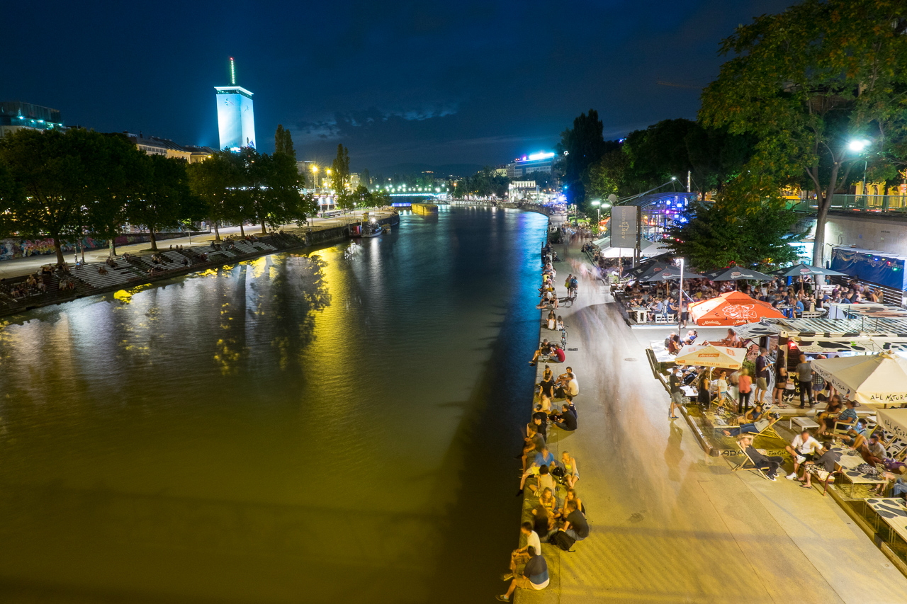 Donauufer in Wien