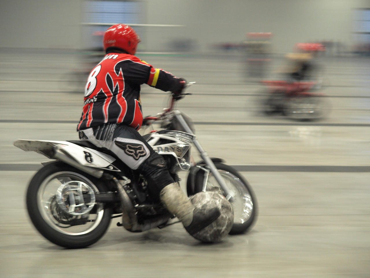 Motoball in der Messe Karlsruhe